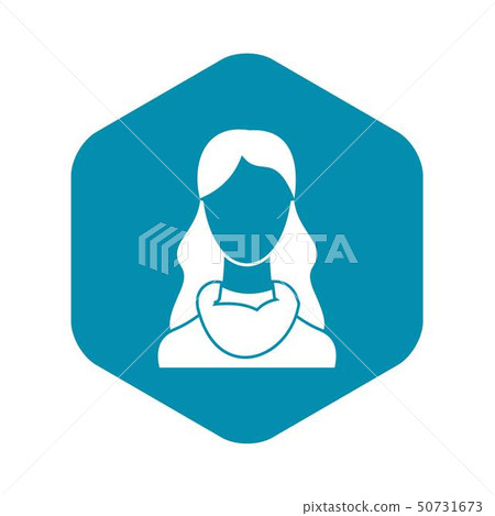 Woman icon, simple style - Stock Illustration [50731673] - PIXTA