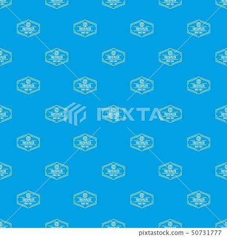 Pizza tasty pattern vector seamless blue Pizza tasty pattern vector seamless blue 50731777