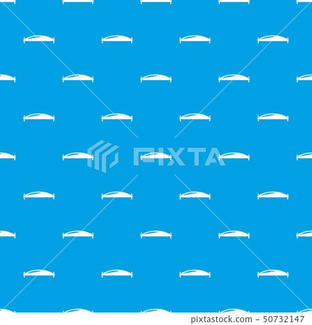 Hand saw pattern vector seamless blue - Stock Illustration [50732147 ...