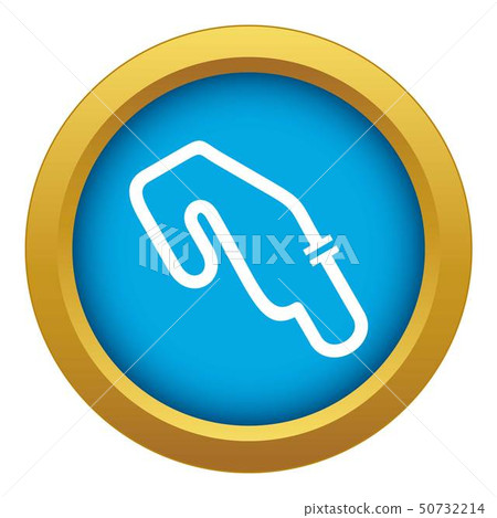 Race circuit icon blue vector isolated Race circuit icon blue vector isolated 50732214
