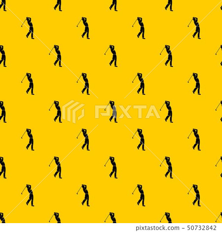 Golf player pattern vector Golf player pattern vector 50732842