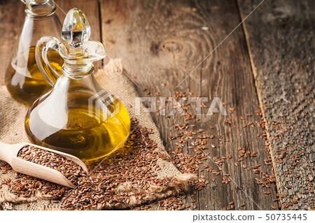 flax seeds and linseed oil flax seeds and linseed oil 50735445