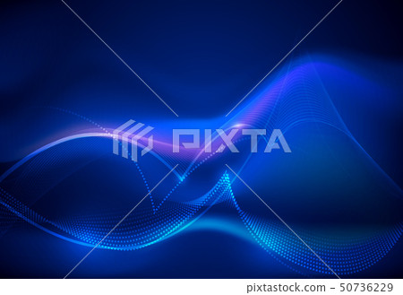 Illustration Abstract glowing neon light effect Illustration Abstract glowing neon light effect 50736229