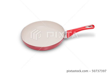 frying pan on a white background frying pan on a white background 50737397