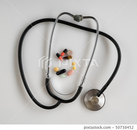 stethoscope on white background stethoscope on white background 50738452