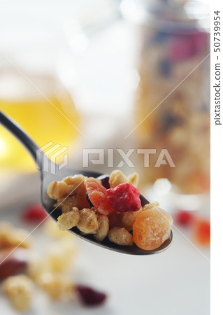 水果麥片和蜂蜜 水果麥片和蜂蜜 50739954
