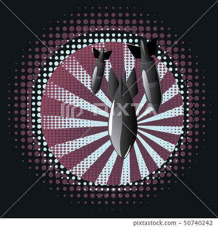 Cartoon Air Bomb 50740242