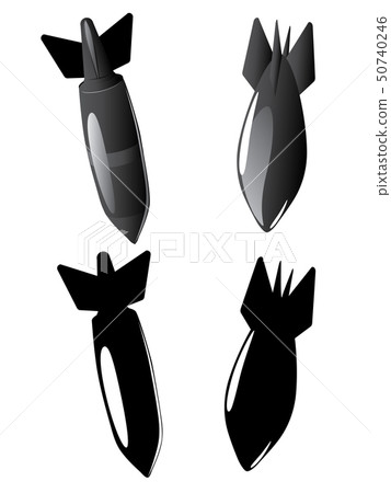 Cartoon Air Bomb 50740246