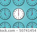 6 o'clock clock 50741454