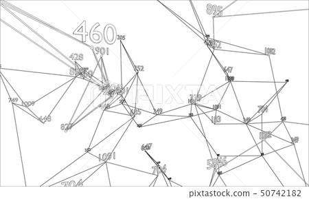 Abstract word cloud Outline. Vector 50742182