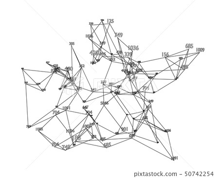 Abstract word cloud Outline. Vector Abstract word cloud Outline. Vector 50742254