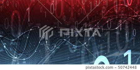 Technology data background idea of global business 50742448
