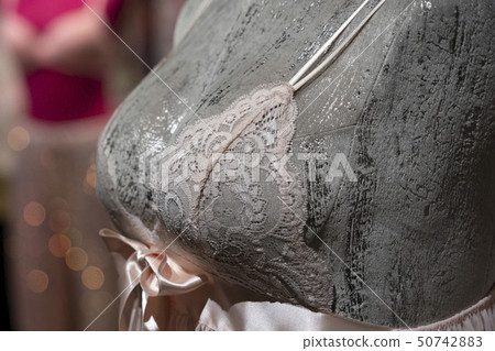 mannequin woman underwear inside a shop 50742883