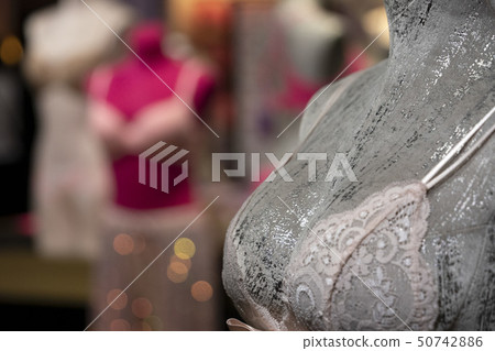 mannequin woman underwear inside a shop 50742886