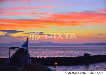 Obama Onsen Tachibana Bay Sunset 50743274
