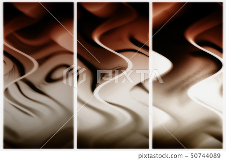 Modern triptych design.  50744089