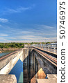 Landscape Pakmun Dam at A.Khong Chiam, Ubon Ratcha 50746975
