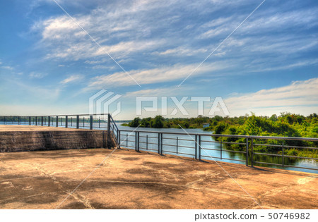 Landscape Pakmun Dam at A.Khong Chiam, Ubon Ratcha Landscape Pakmun Dam at A.Khong Chiam, Ubon Ratcha 50746982
