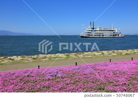 Lake Biwa sightseeing paddle boat 2017 (Otsu lake shore Nagisa park) Lake Biwa sightseeing paddle boat 2017 (Otsu lake shore Nagisa park) 50748067