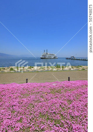Lake Biwa sightseeing outer ring boat 2018 (Otsu lake shore Nagisa park) Lake Biwa sightseeing outer ring boat 2018 (Otsu lake shore Nagisa park) 50748075