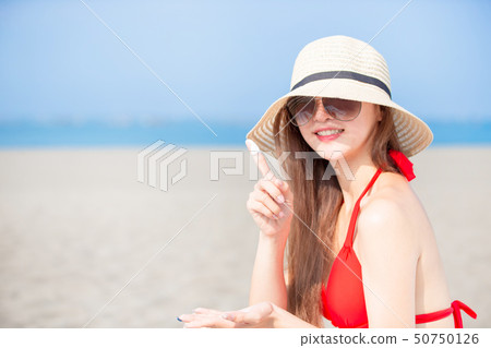 summer sunblock concept 50750126