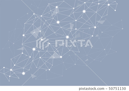 Vector illustration with dots and lines 50751130