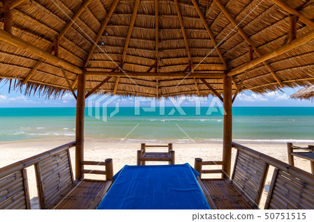 Tropical seaside dining table in thailand Tropical seaside dining table in thailand 50751515