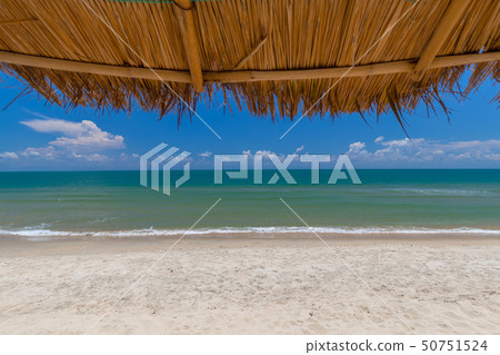 Tropical seaside dining table in thailand Tropical seaside dining table in thailand 50751524