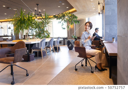 Middle business woman Middle business woman 50752757