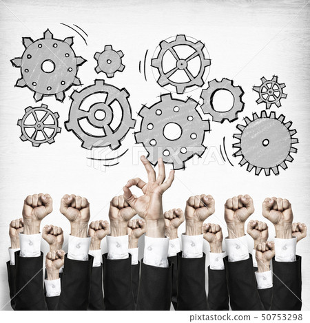 Business and teamwork concept Business and teamwork concept 50753298