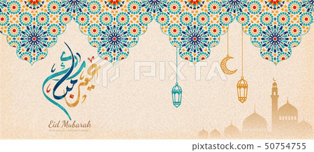 Arabic patterns and mosque 50754755