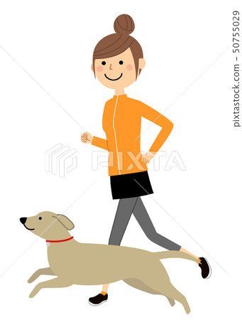 Young woman jogging 50755029