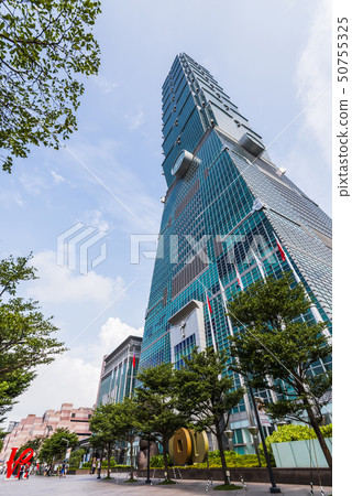 Taipei 101 Skyscraper in Taipei, TAIWAN. 50755325