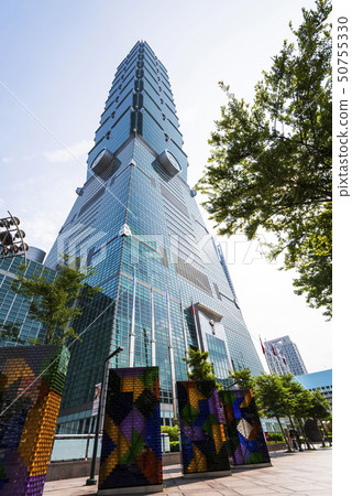 Taipei 101 Skyscraper in Taipei, TAIWAN. 50755330