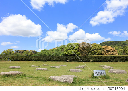 太宰府政府遺址（豆腐塔）與福岡市太宰府市的連接地點。 50757004
