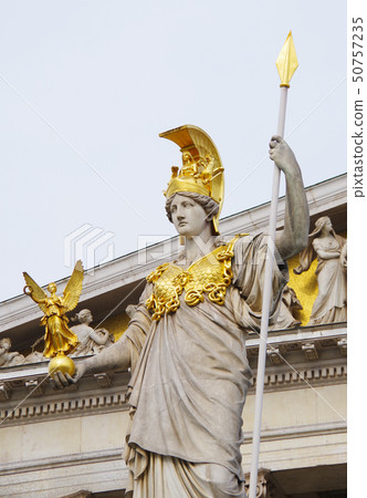Austrian Parliament Building Athena Statue Austrian Parliament Building Athena Statue 50757235