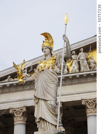 Austrian Parliament Building Athena Statue 50757236