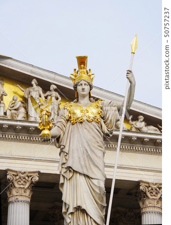 Austrian Parliament Building Athena Statue 50757237