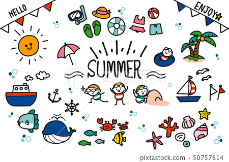 夏天海材料集 50757814