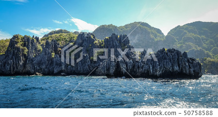 Seascape of Palawan Island, Philippines Seascape of Palawan Island, Philippines 50758588