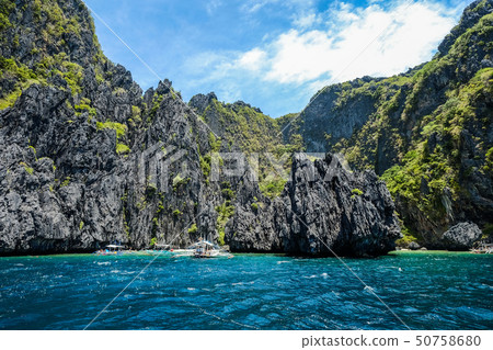 Seascape of Palawan Island, Philippines Seascape of Palawan Island, Philippines 50758680