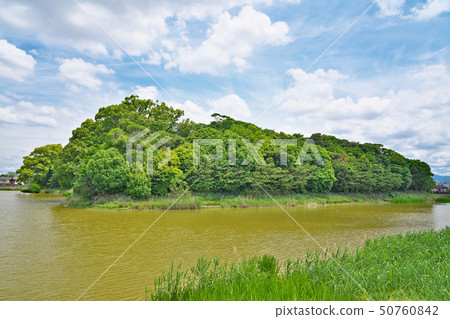 [Otakiyama old burial mound]大阪府北區北區100只舌鳥Honcho 50760842