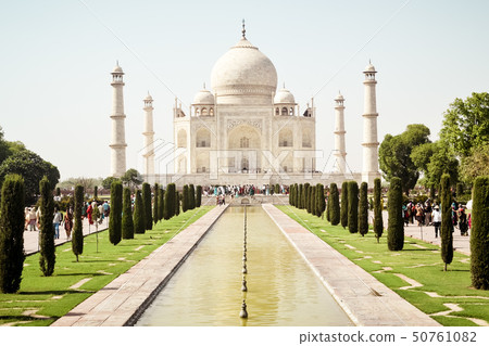 The Taj Mahal, "Agra, India The Taj Mahal, "Agra, India 50761082