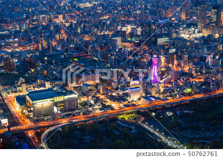 «大阪府»通天閣,城市夜景 «大阪府»通天閣,城市夜景 50762761