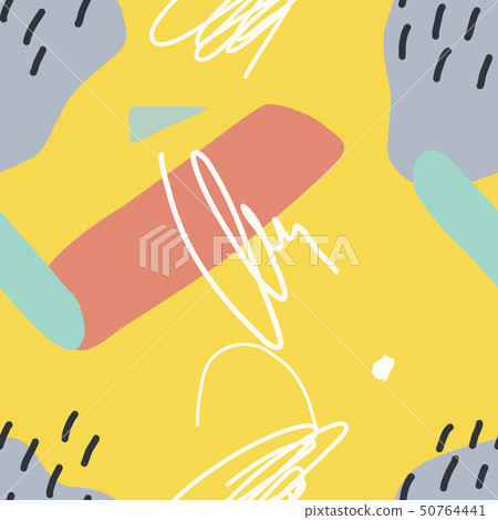 Vector seamless pattern. Abstract background with brush strokes. Vector seamless pattern. Abstract background with brush strokes. 50764441