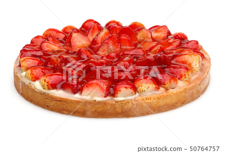 Strawberry tart isolated on white Strawberry tart isolated on white 50764757