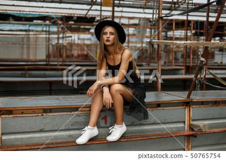 Beautiful young model woman Beautiful young model woman 50765754
