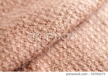 Pink beige patterned knit fabric Pink beige patterned knit fabric 50769275