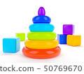 toy children's pyramid for the development of intelligence and motility 50769670