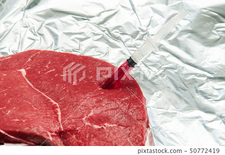 Hormone or Antibiotic contaminated meat - Hormone or Antibiotic contaminated meat - 50772419